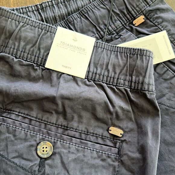 7 Diamonds  brushed luxe Drawstring shorts - Picture 8 of 14